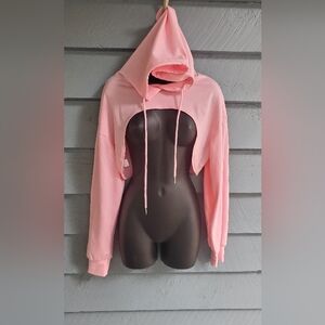 Pink Shrug Hoodie